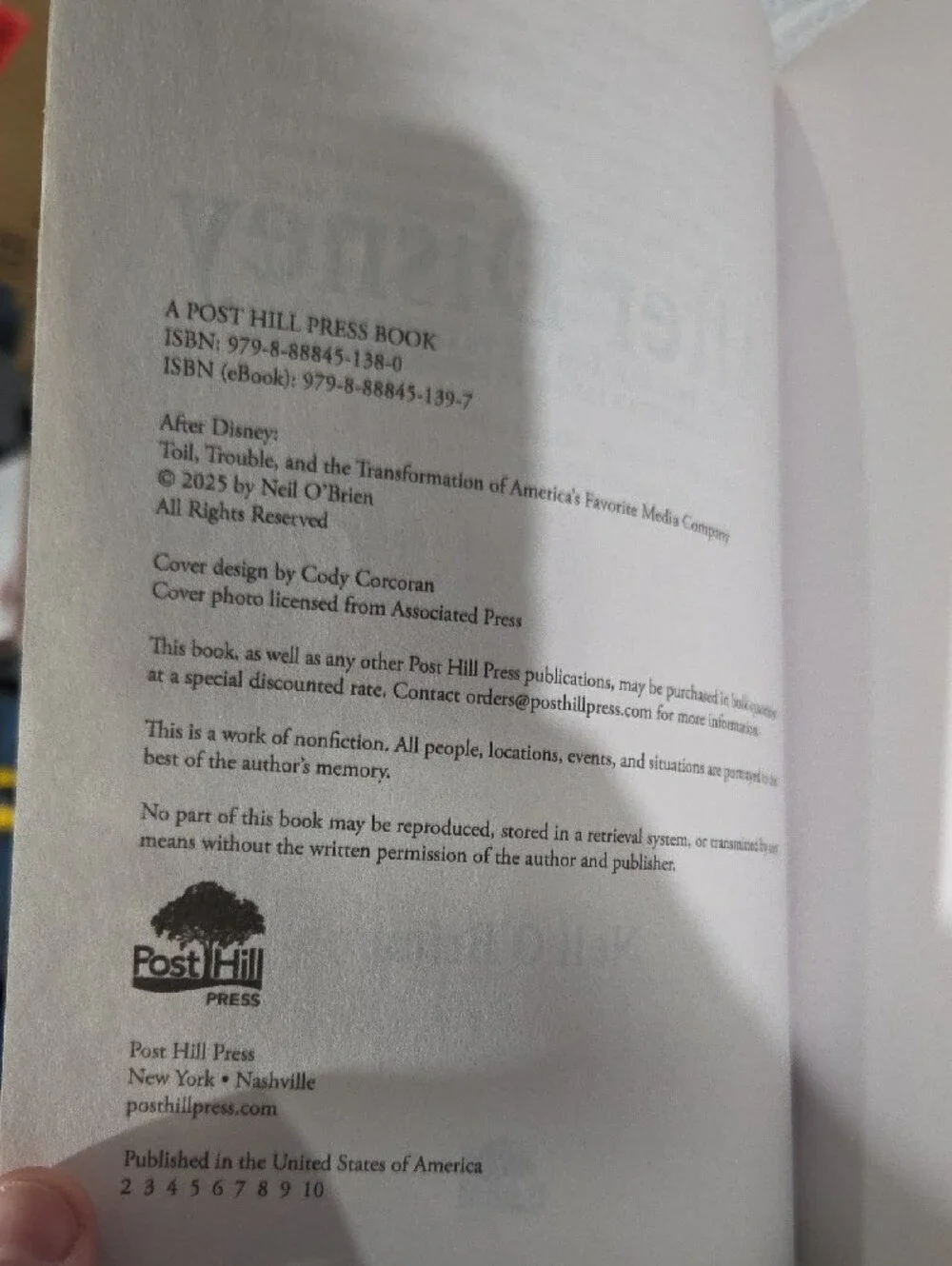 After Disney Hardcover